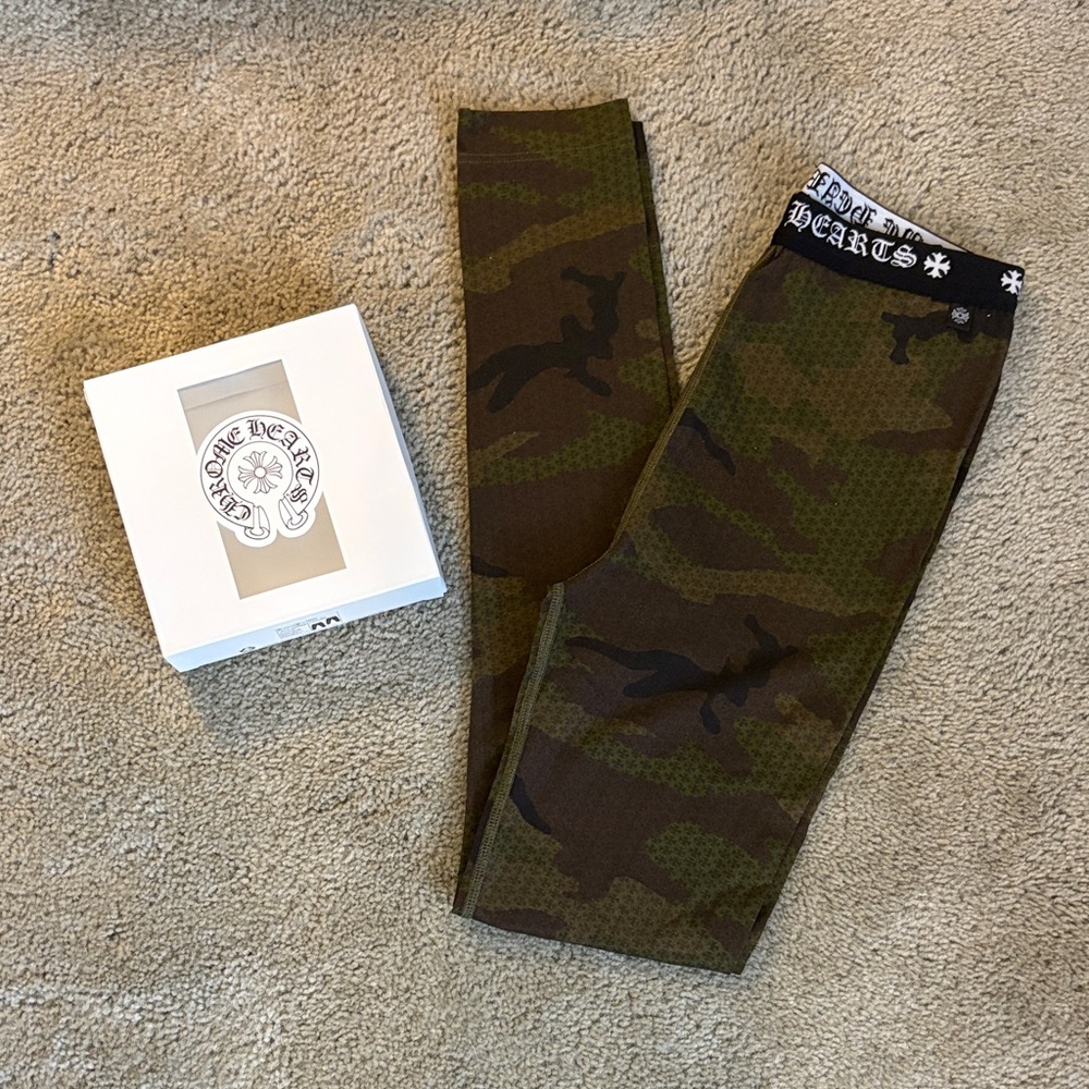 Chrome Hearts Green Camo Leggings